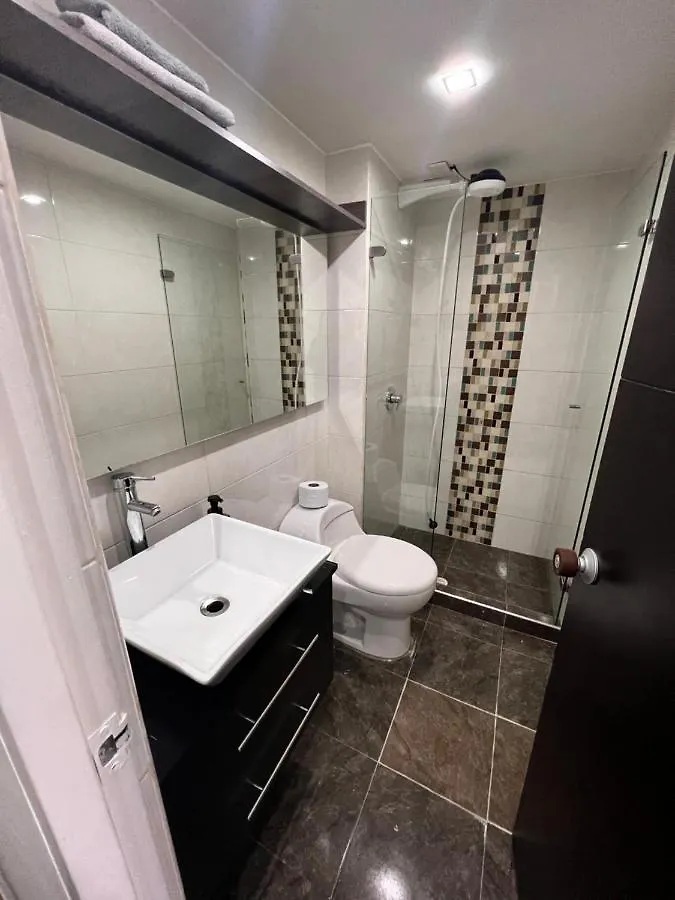 公寓 Hermoso Apartaestudio Con Parqueadero 波哥大 哥伦比亚